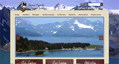 Desktop Screenshot of kenaifjordsglacierlodge.com