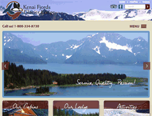 Tablet Screenshot of kenaifjordsglacierlodge.com